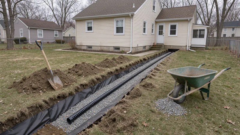 French Drain Installation service in Akron, OH