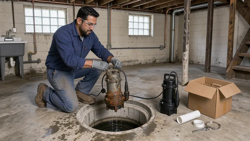 Sump Pump Replacement service in Akron, OH